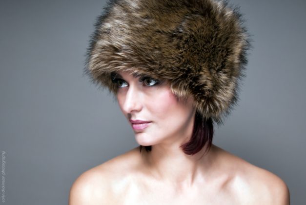 portrait_fur hat_fashion