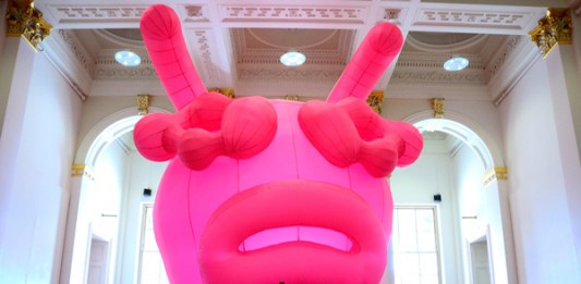 John Walter and his Pug Virus at Walker Art Gallery c. National Museums Liverpool