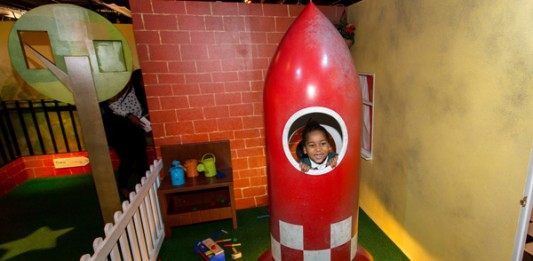 Oliver Jeffers installation. Photo Tim Mitchell
