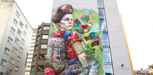 Tempest Building Mural. photo by artinliverpool
