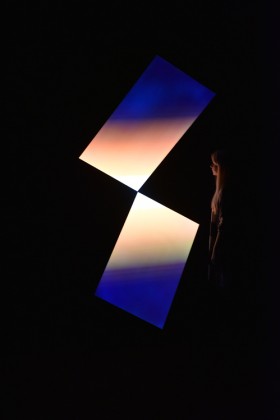 constrained surface by Ryoichi Kurokawa. Part of unfold at FACT, 2016. Photo by Brian Slater