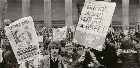 Dave Sinclair. Youth Training Scheme Protest, Liverpool, 25 April 1985 © Dave Sinclair