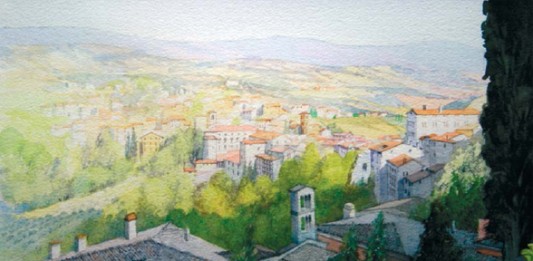 Convent & Church of Sllaria, Todi by John Pickles