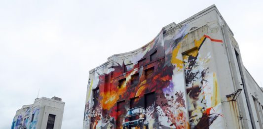 Littlewoods Building Murals, Liverpool, May 2016. Photo c. artinliverpool