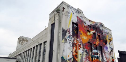 Littlewoods Building Murals, Liverpool, May 2016. Photo c. artinliverpool