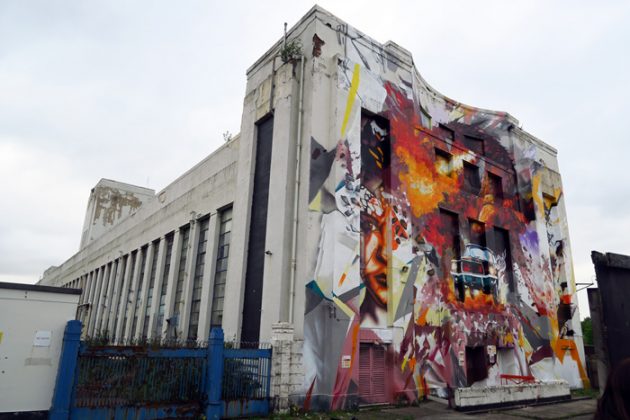 Littlewoods Building Murals, Liverpool, May 2016. Photo c. artinliverpool