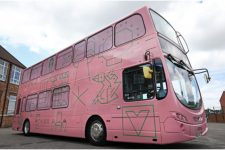 Hato and Childwall Sports & Science Academy, Hello Future Me, 2016. Commissioned by Liverpool Biennial in partnership with Arriva. Photo: Gareth Jones