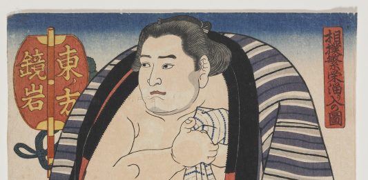 edo pop: Kakamiwa of the West Side 1847 by Utagawa Kunisada, Collection: Frank Milner