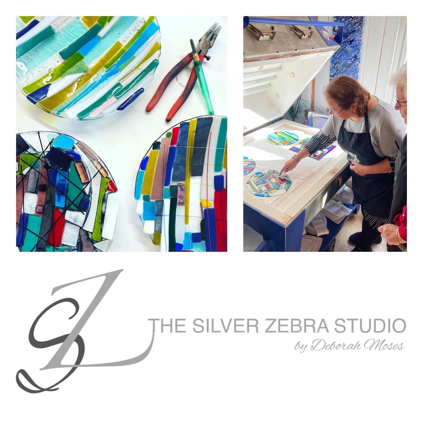 TSZebra: Fused Glass Vessel & Panel class