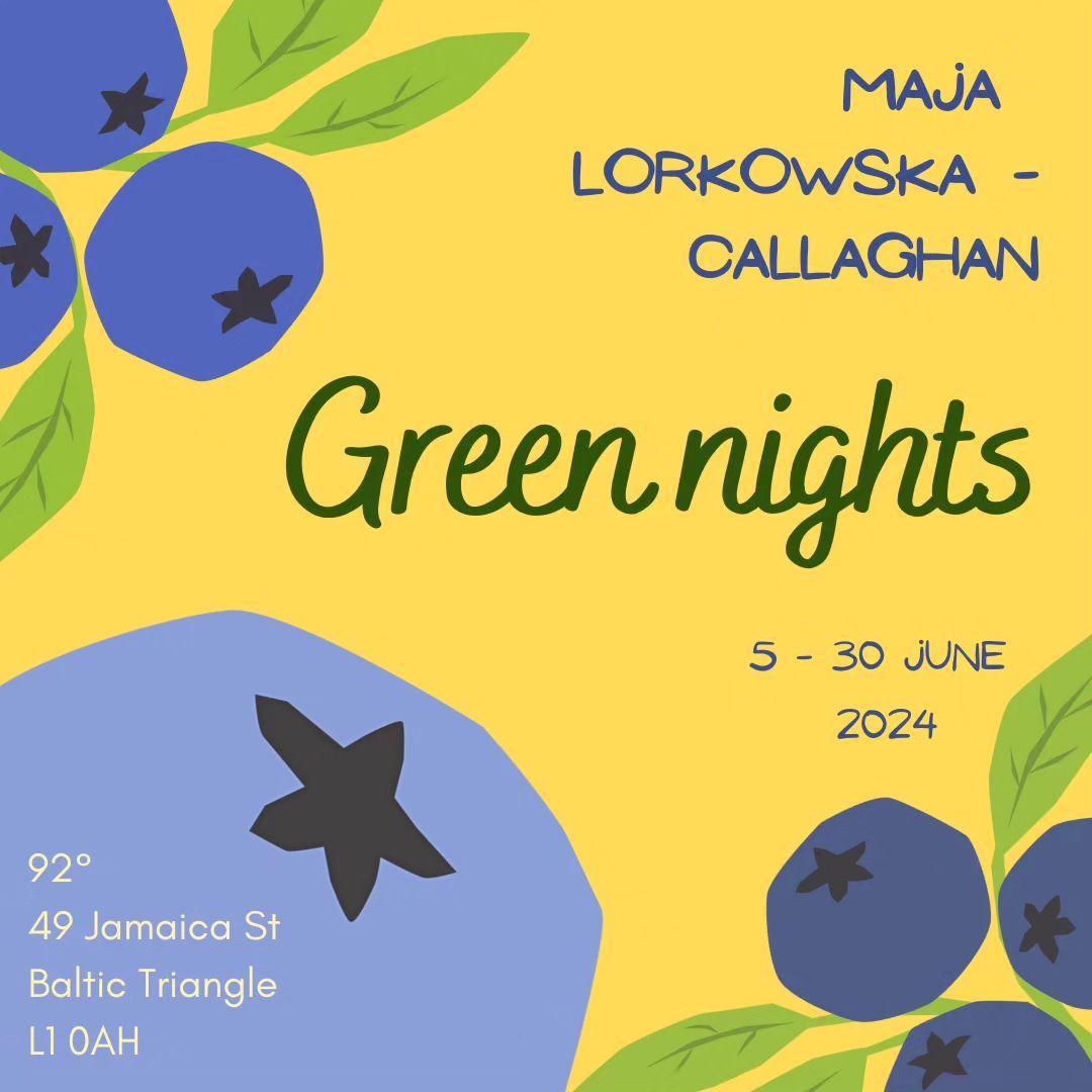 92° on Jamaica Street: Maja Lorkowska-Callaghan: Green nights