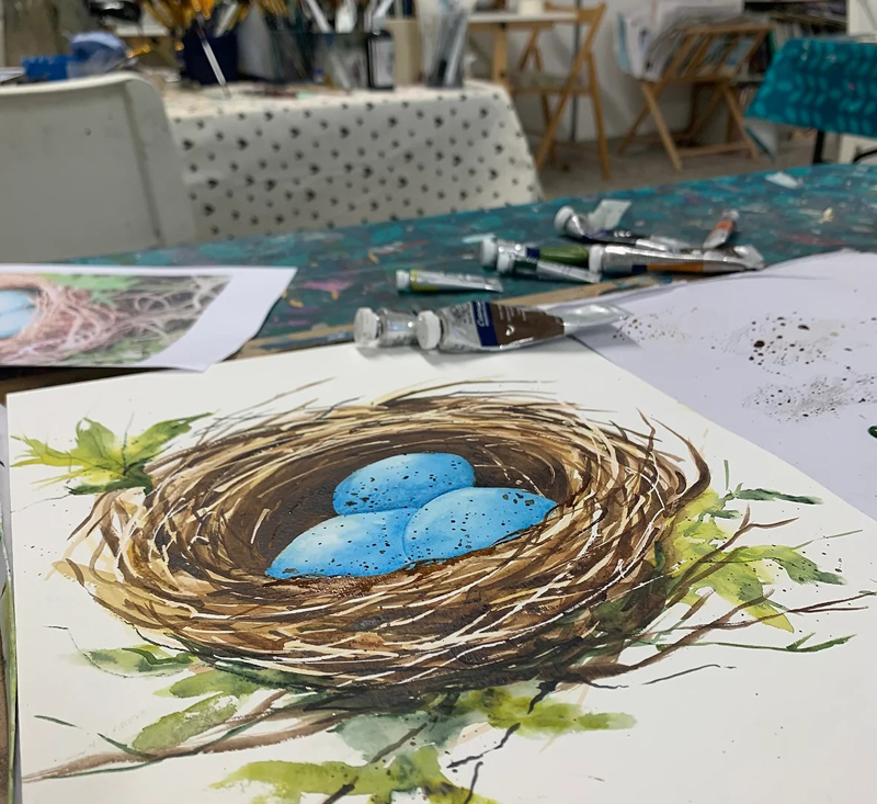 The Art Room: Watercolour Courses