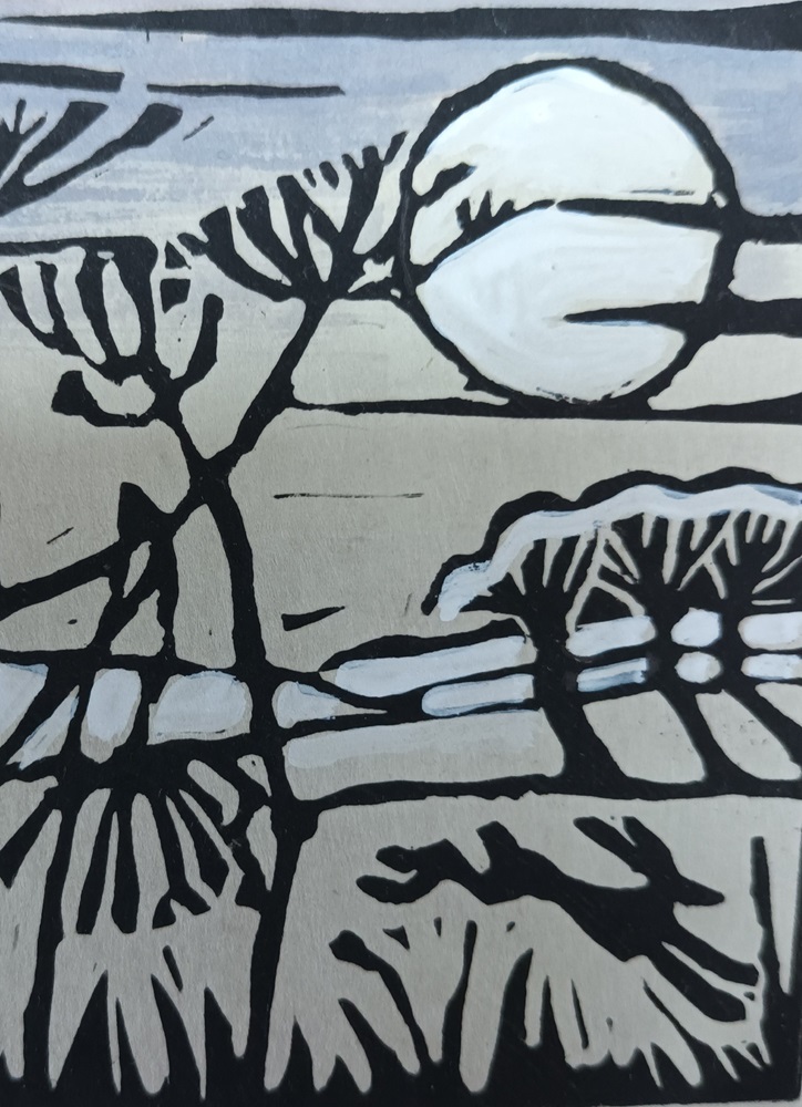 Cass Art: Linocut for Xmas