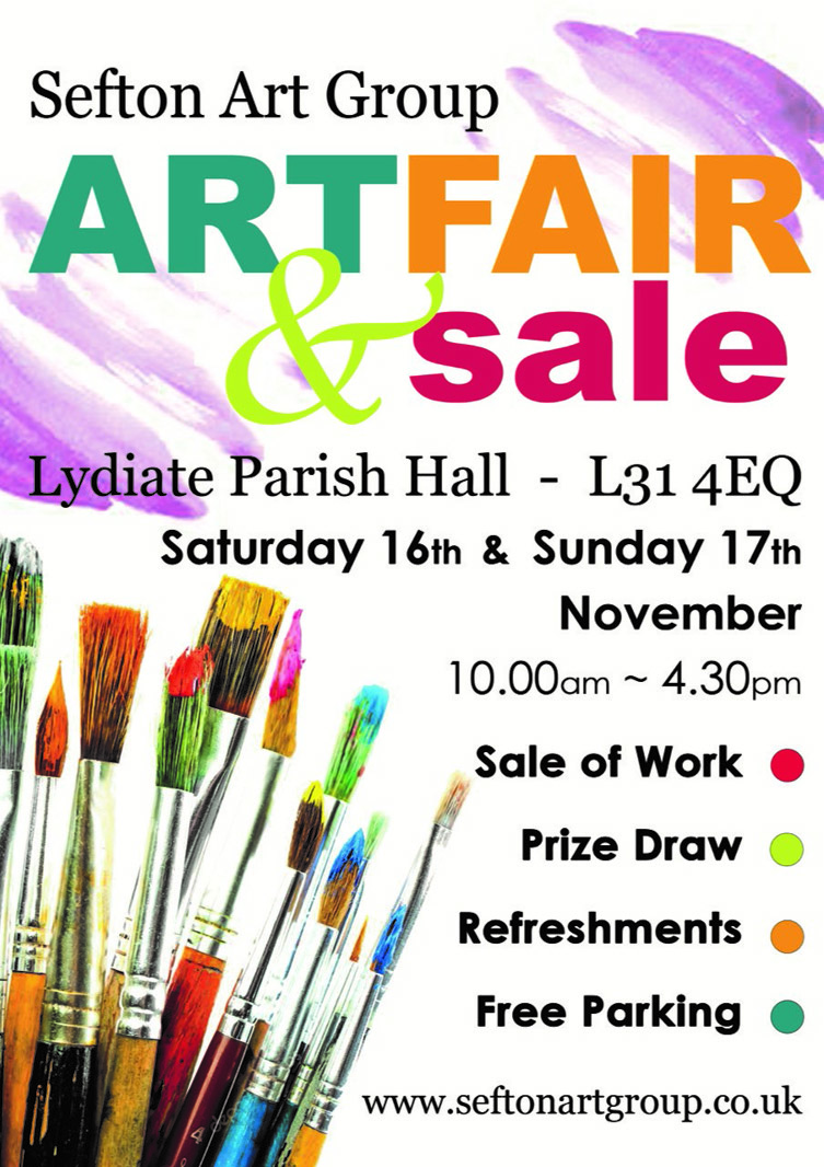 Lydiate Parish Hall: Sefton Art group's autumn exhibition