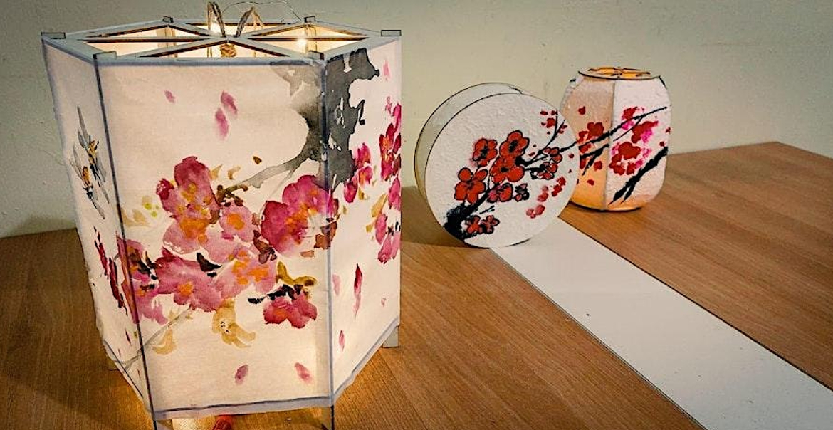 Duke Street Market: Chinese Painting onto Paper Lanterns