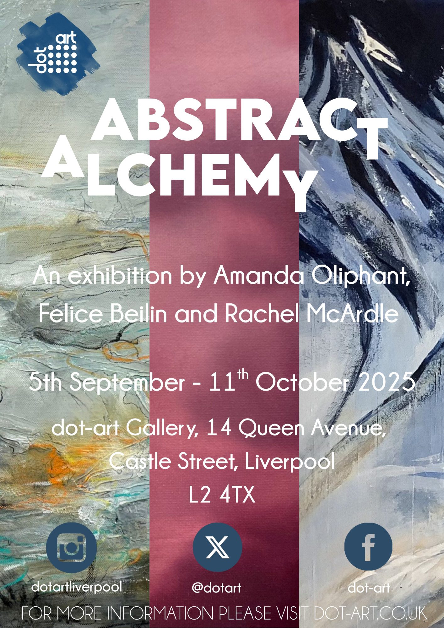 Abstract Alchemy: Amanda Oliphant, Felice Beilin and Rachel McArdle