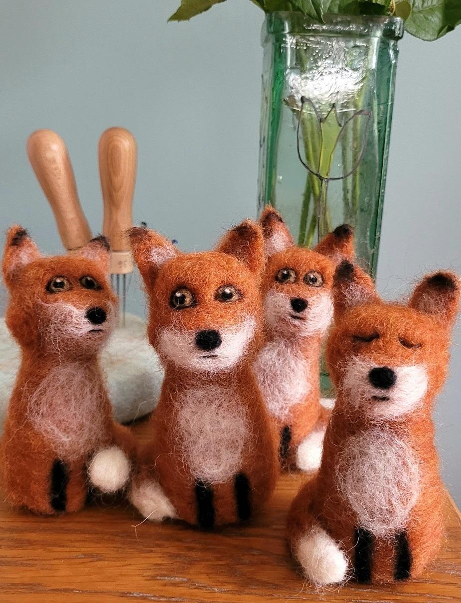 Fox Needle Felting Workshop with Felt Fabulous