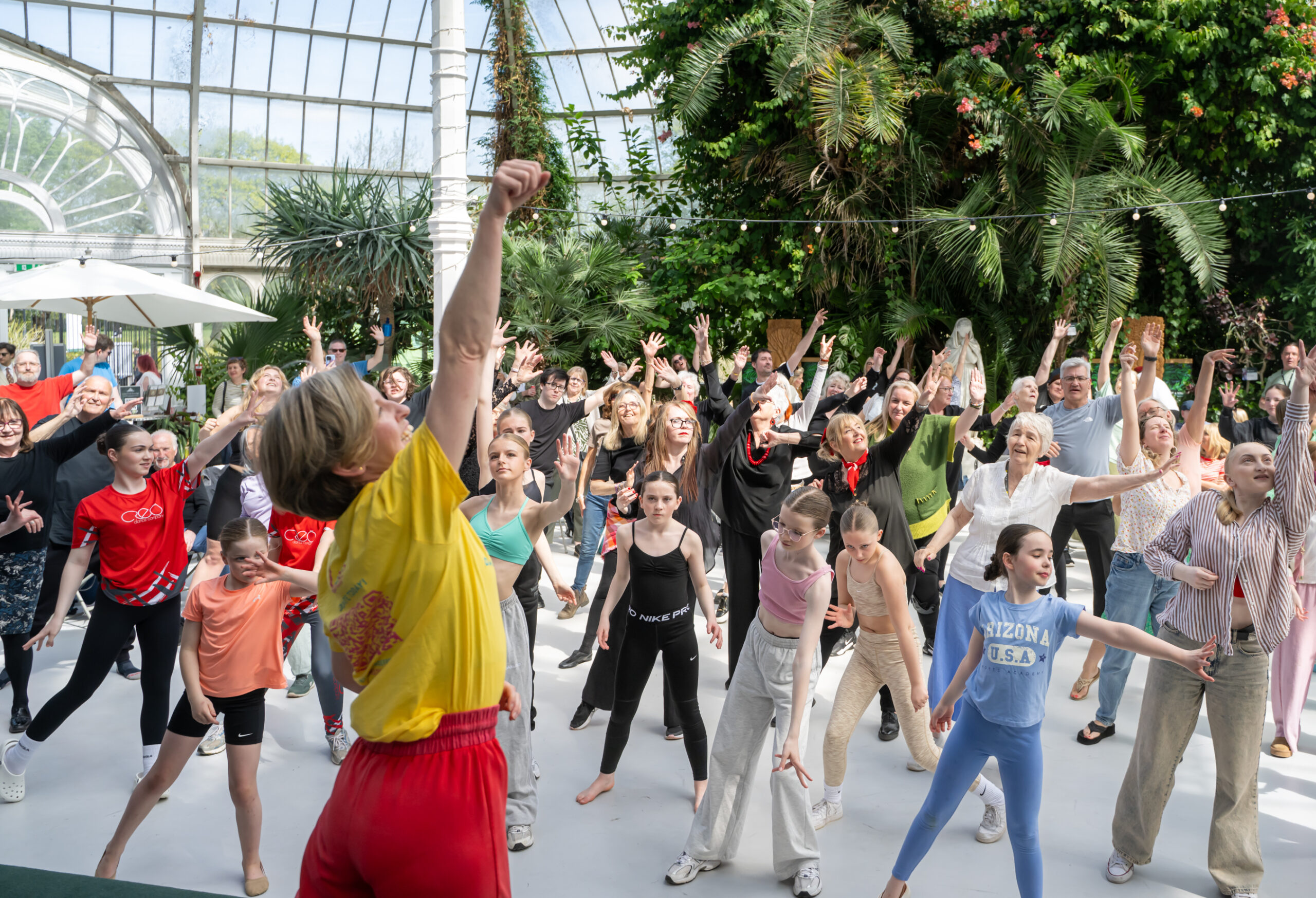 Dancing at the Palm House