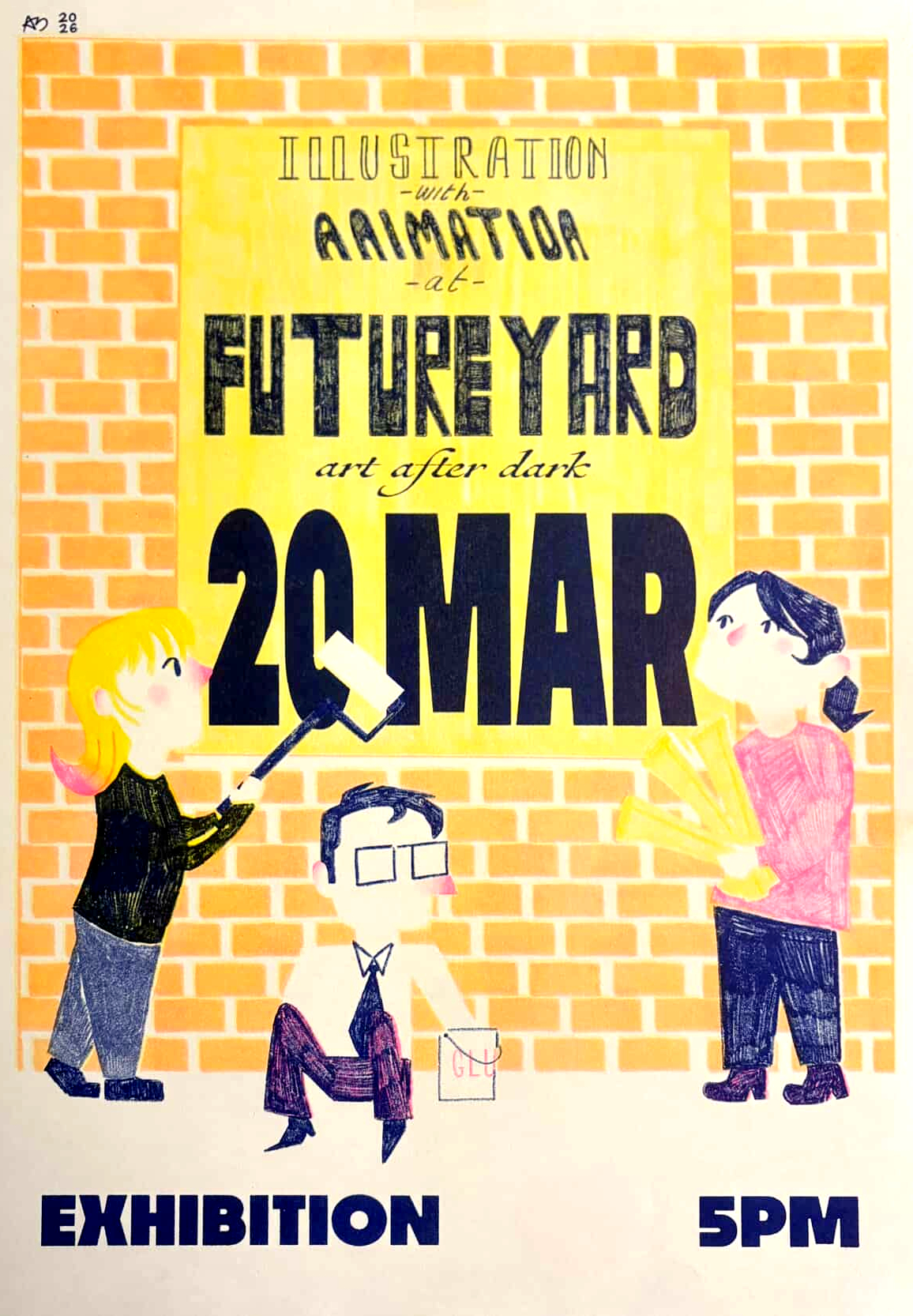 Wirral Met Level 5 Illustration with Animation Exhibition Launch