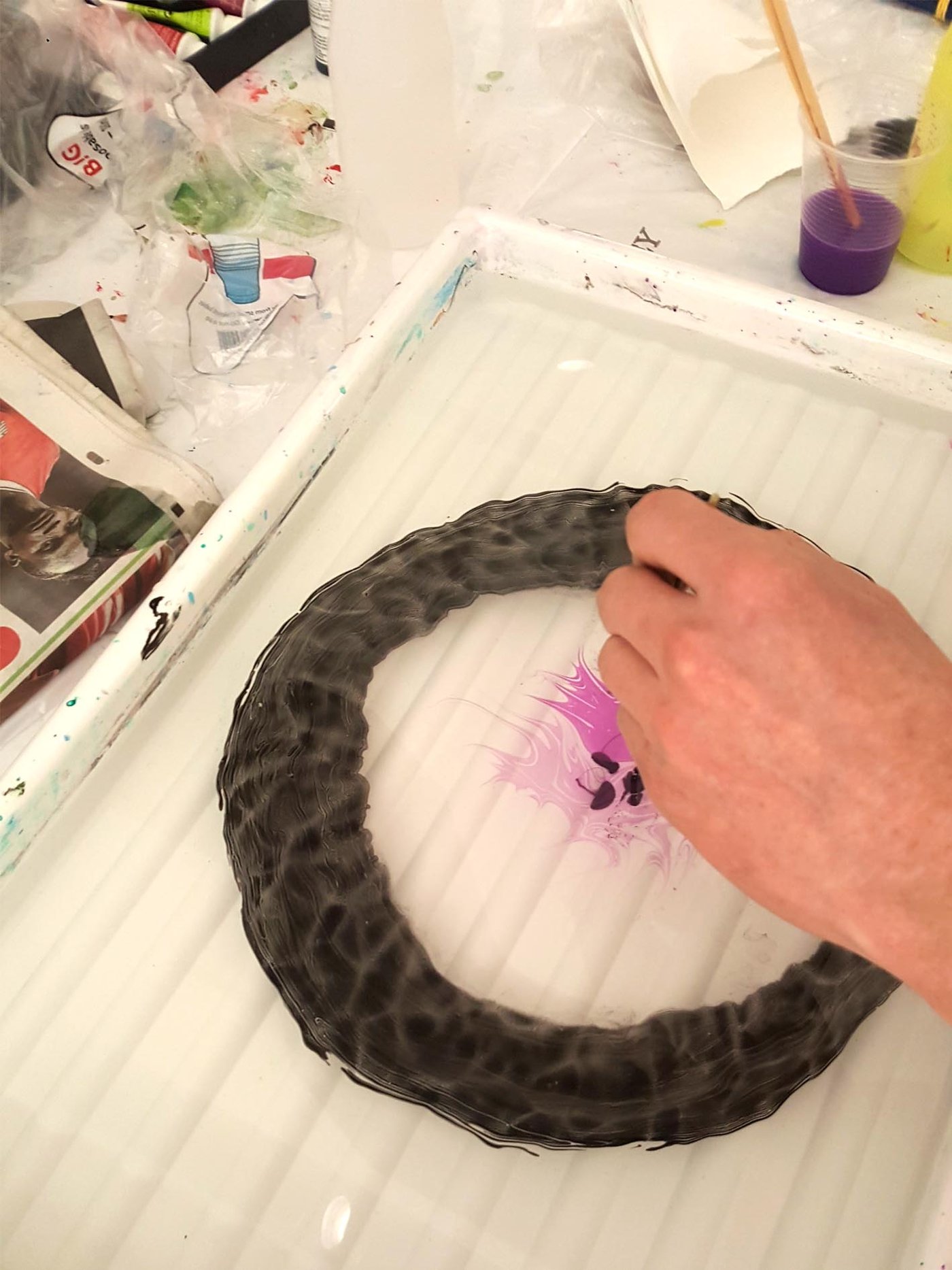 Suminagashi: The Ancient Japanese Art of Paper Marbling