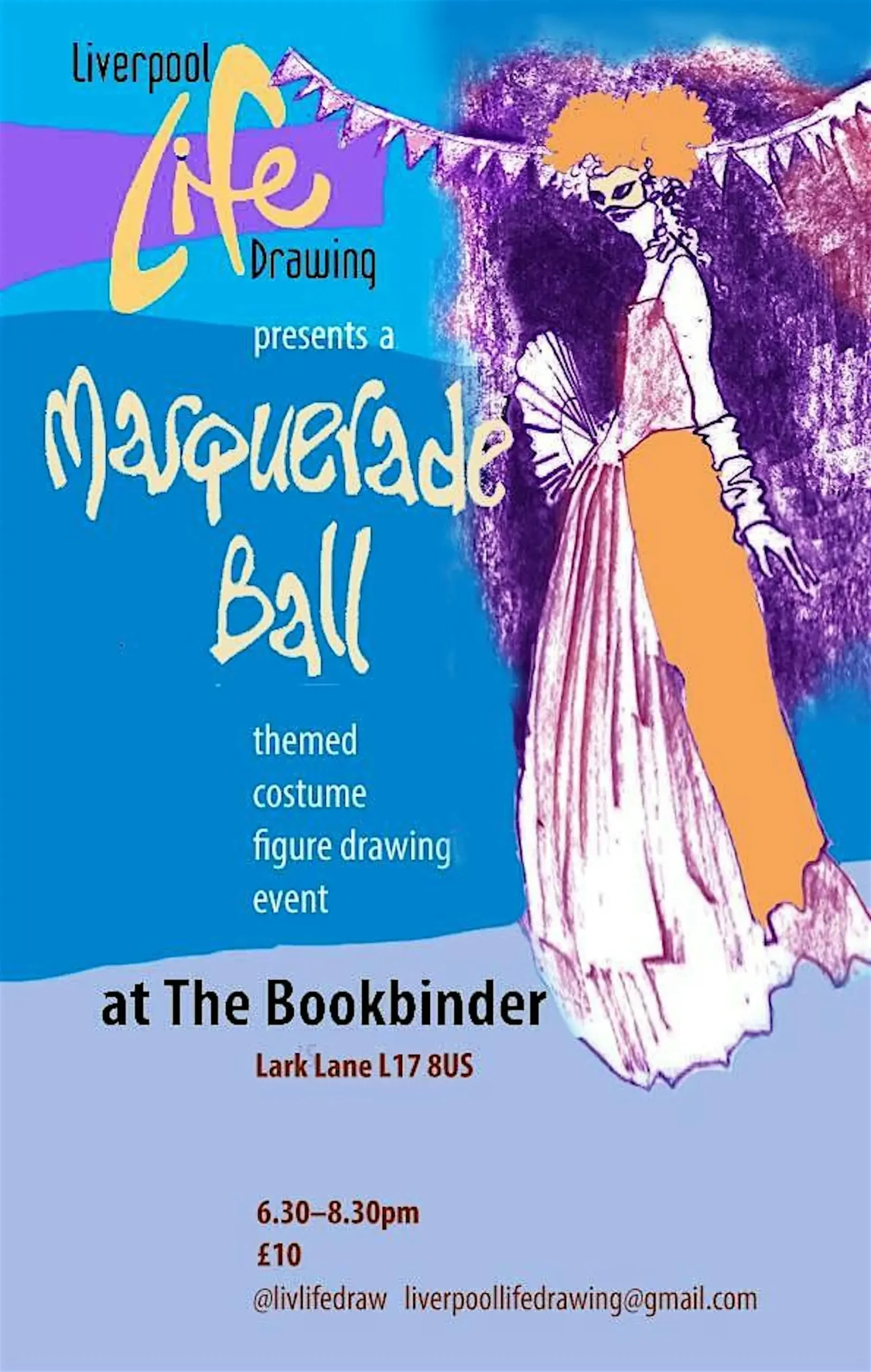 The Bookbinder: Liverpool Life Drawing Presents: Masquerade Ball!