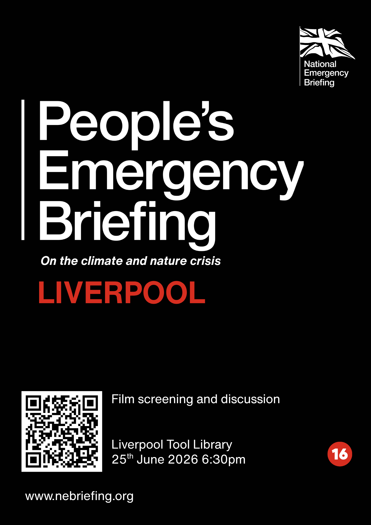 People's Emergency Briefing - free film screening