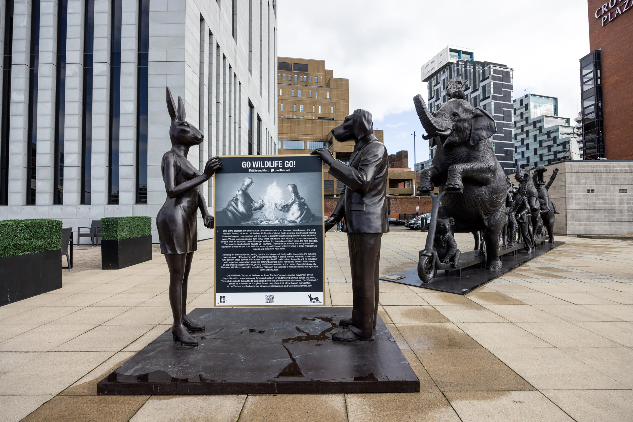 A monumental public sculpture arrives on Princes Dock, marking the artists’ first exhibition in Liverpool