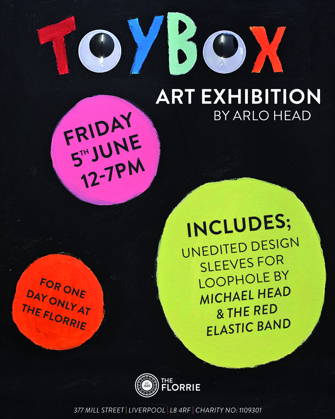 Toybox Art Exhibition: Arlo Head