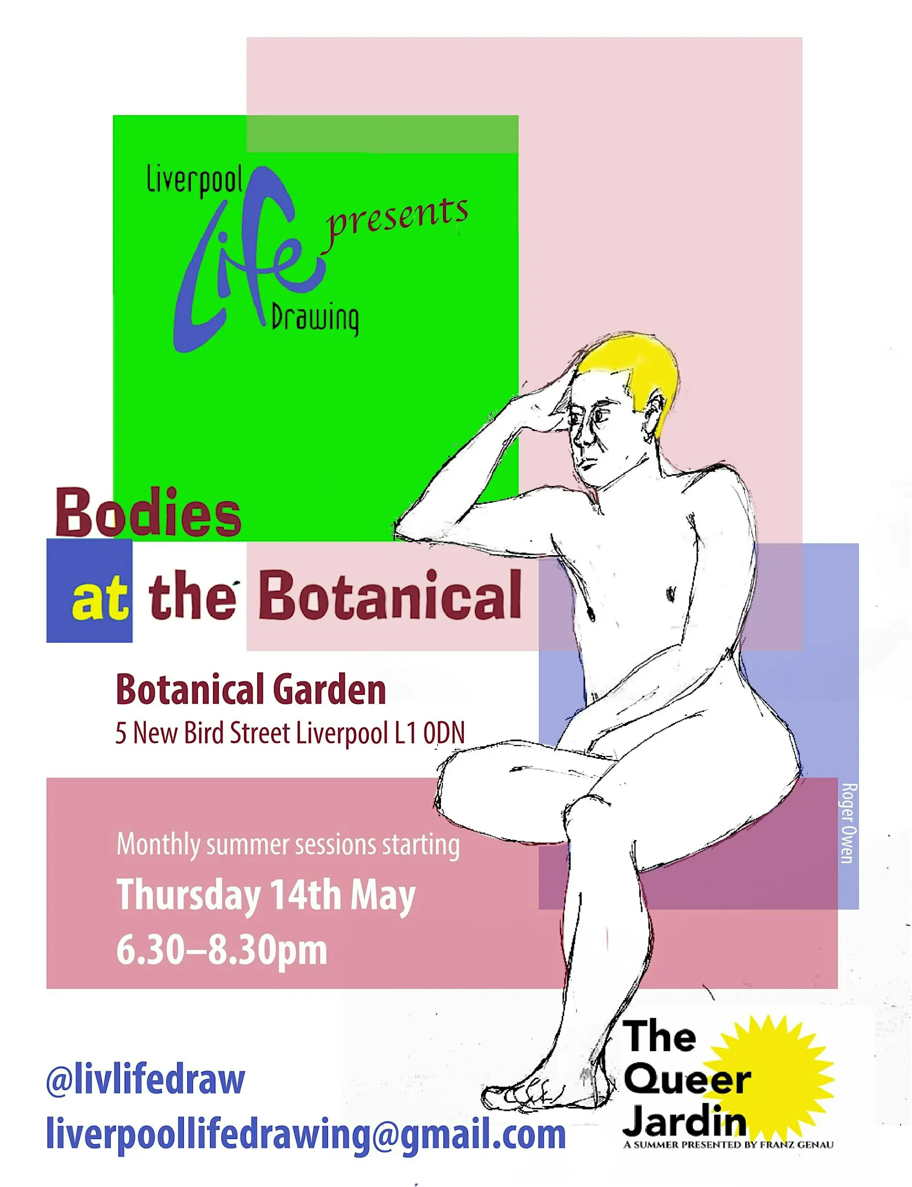 Botanical Garden: Liverpool Life Drawing presents: Bodies at the Botanical