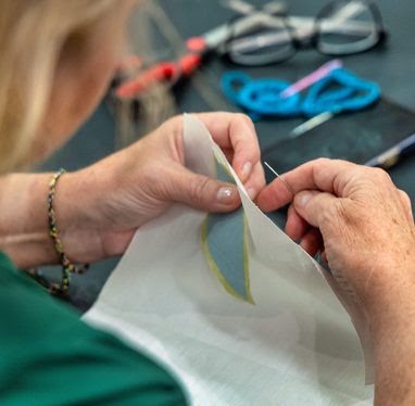 Workshops with Hilary Torpey: Drawn Thread Work