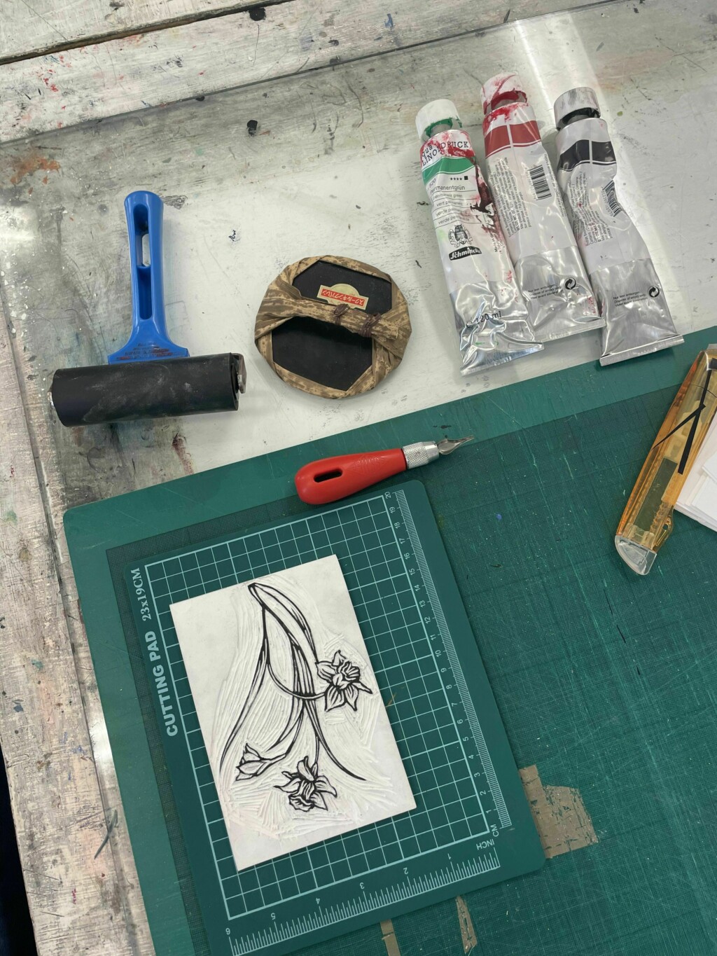 Bluecoat: Introduction to Multi Colour Lino Cut