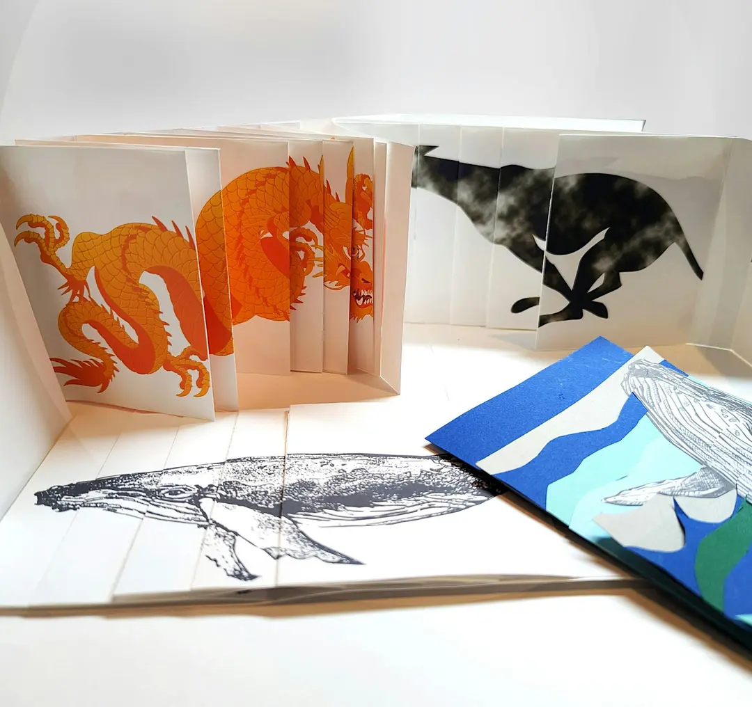 Book Art Workshop: Dragon Scale Books