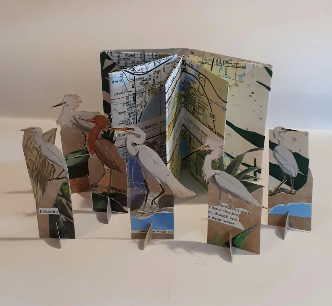 Book Art Workshop – Collage and Folded Pocket Books